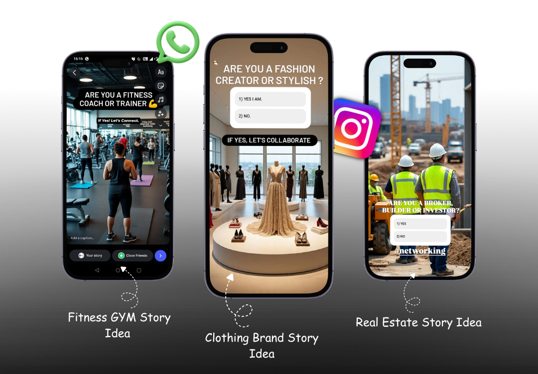 Instagram Networking Story Ideas