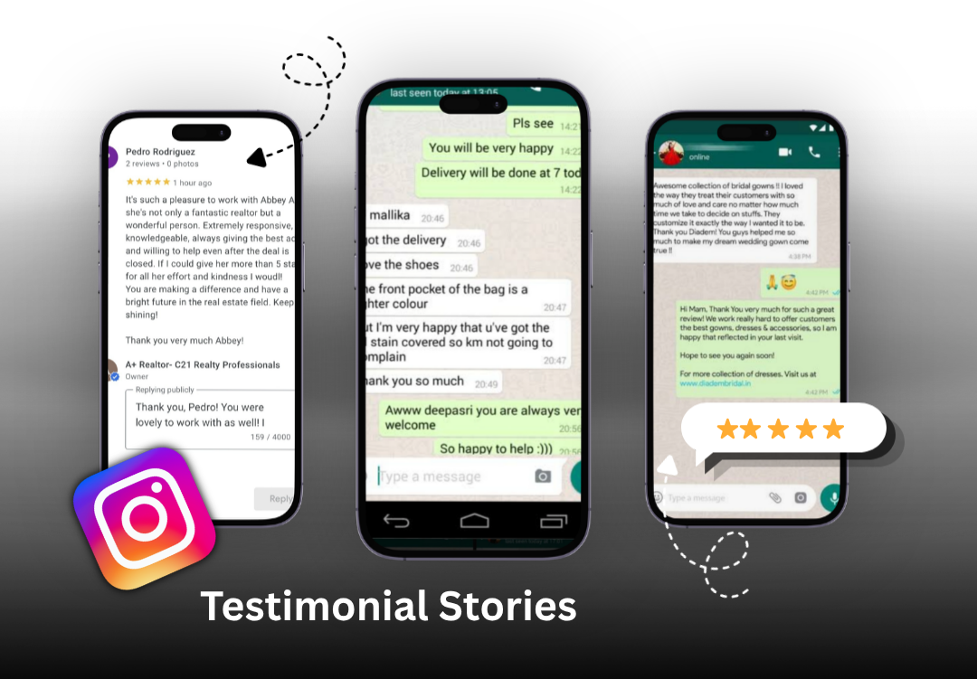 Instagram Testimonial Story Ideas.